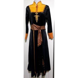 Frozen 2 Deluxe Anna Adult Costume Velvet Dress Only Cosplay Disguise Women L/XL